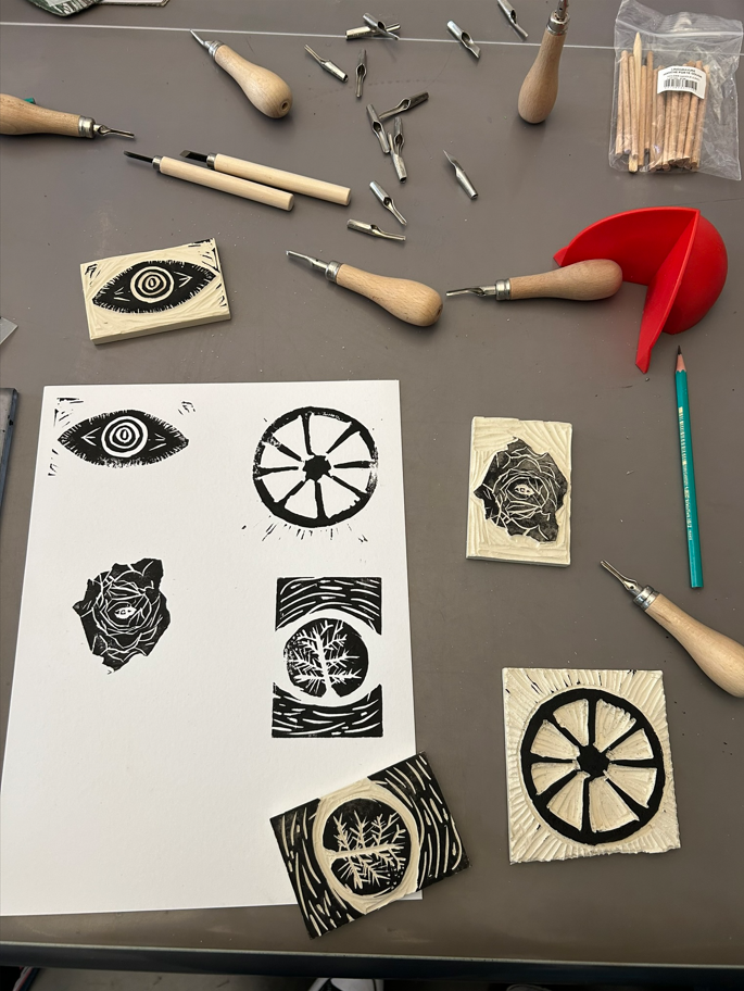 Atelier linogravure